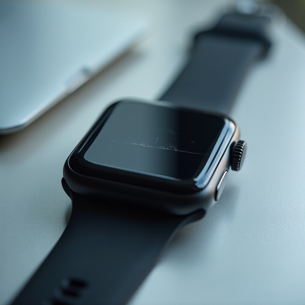 mi reloj inteligente tiene rayas en la pantalla