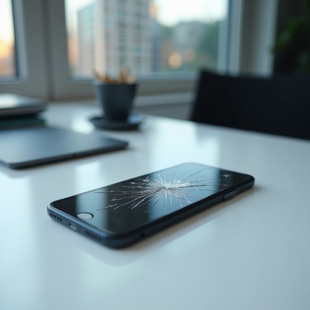 movil con pantalla rota