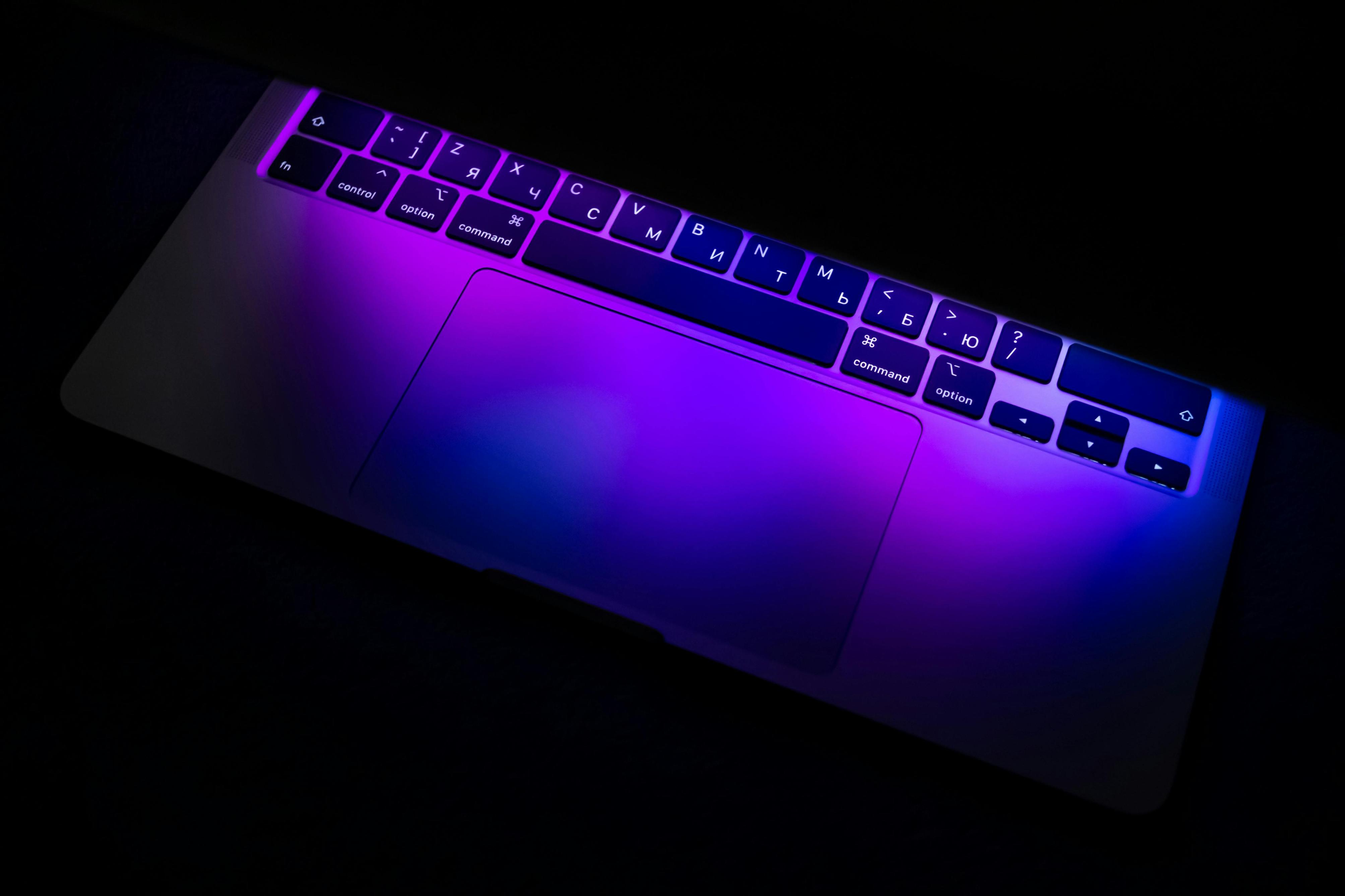 Teclado Mac Razer se ilumina