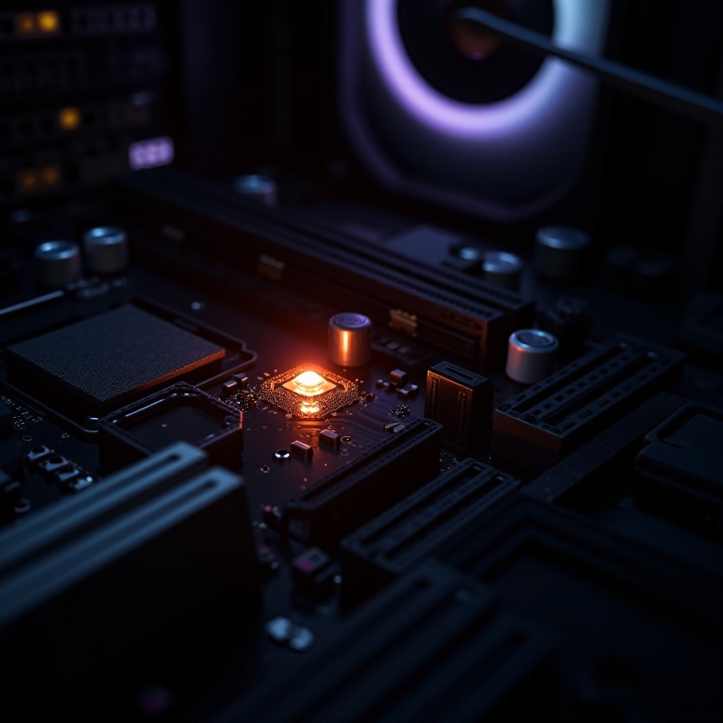 luz naranja placa base asus