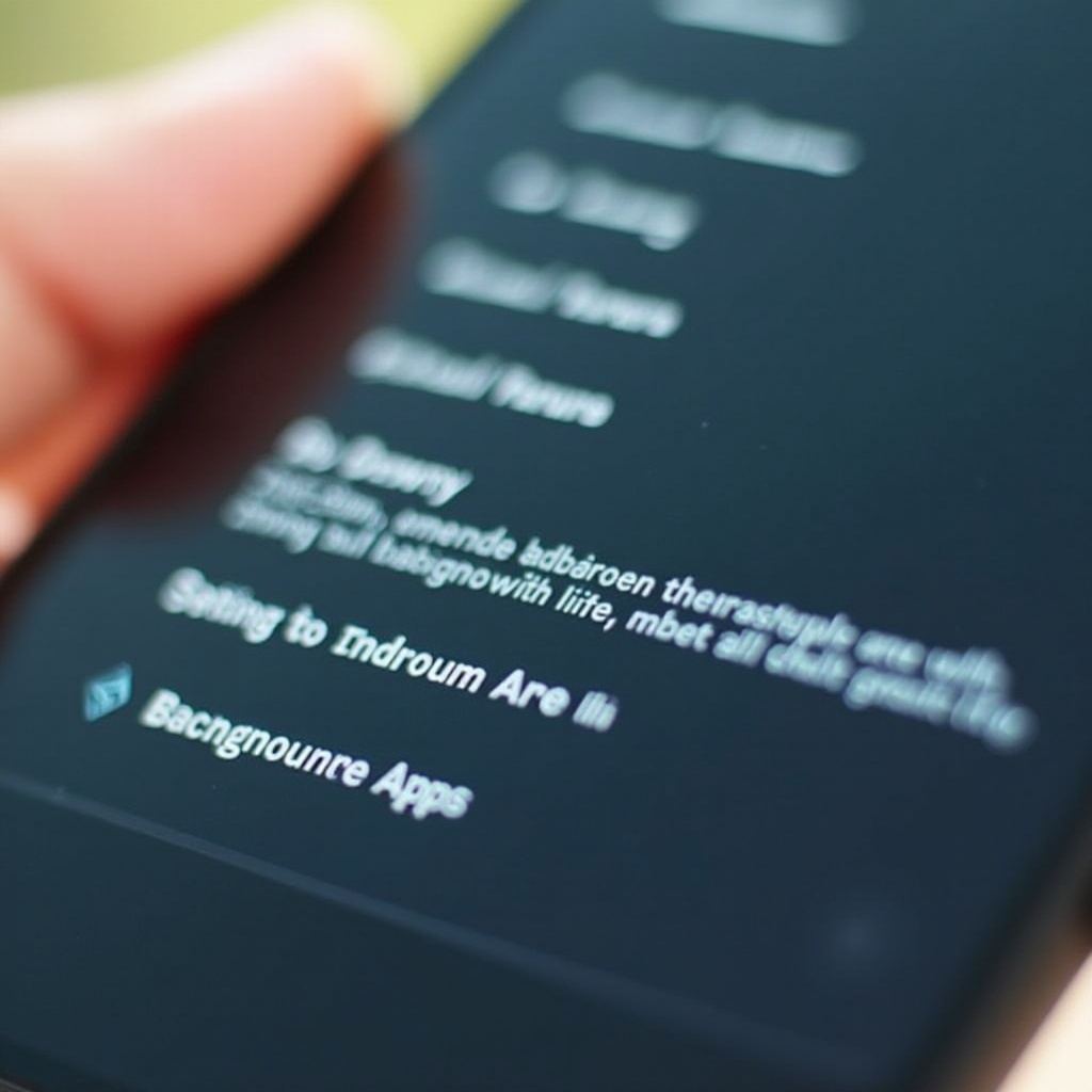 aplicaciones ejecutándose en segundo plano en Android