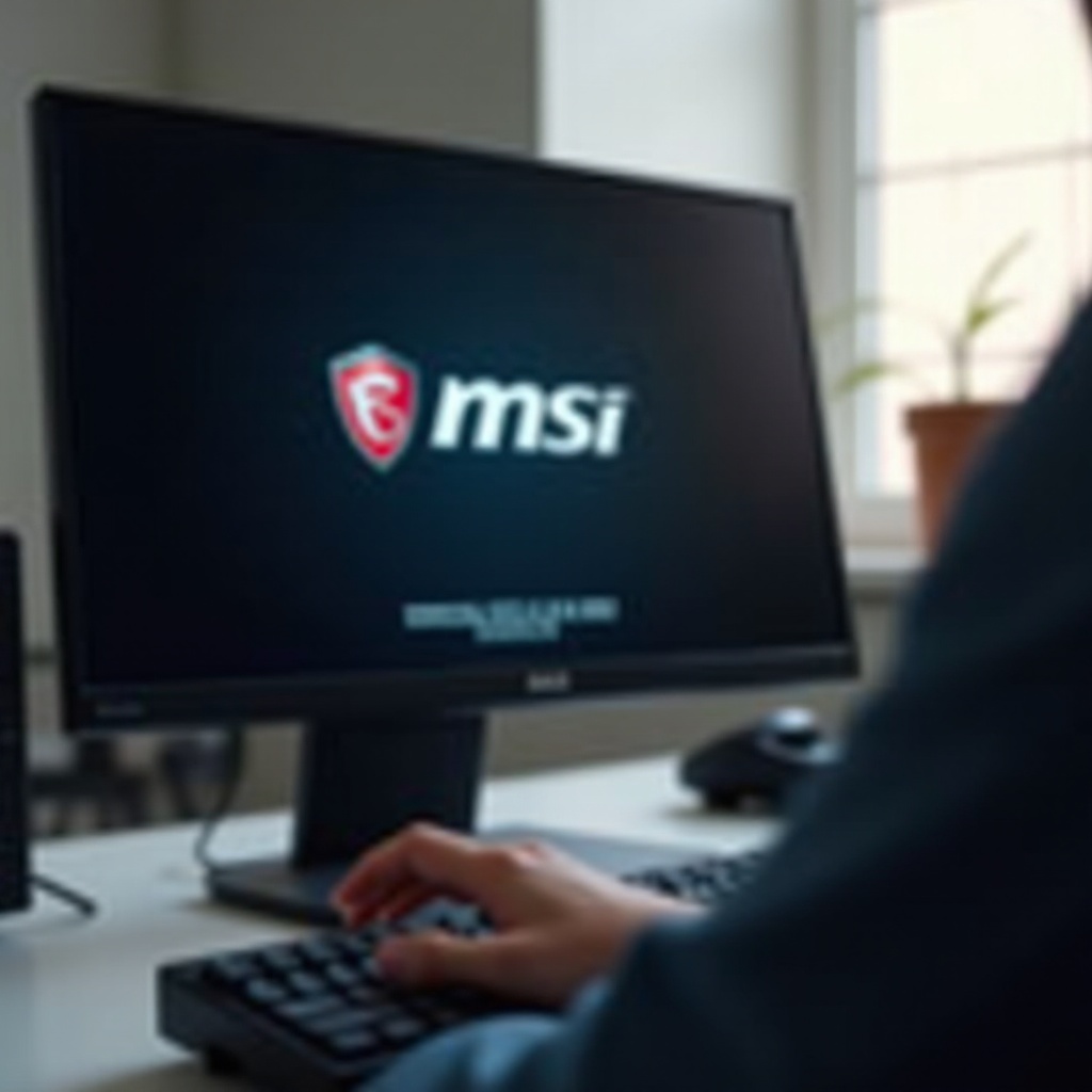 como entrar en la bios msi